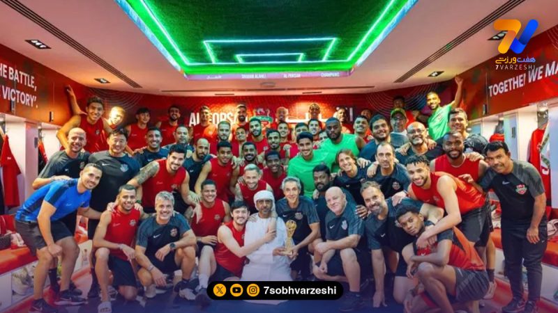 تجلیل باشگاه شباب الاهلی از سردار ایرانی