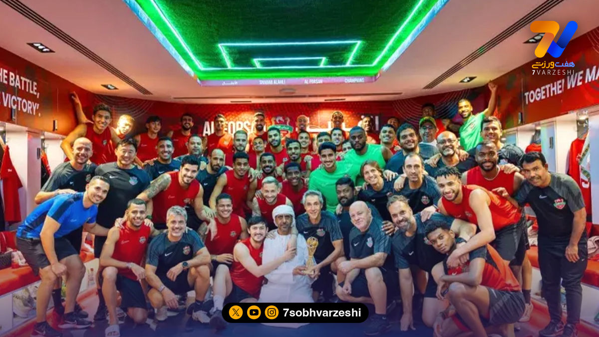 تجلیل باشگاه شباب الاهلی از سردار ایرانی