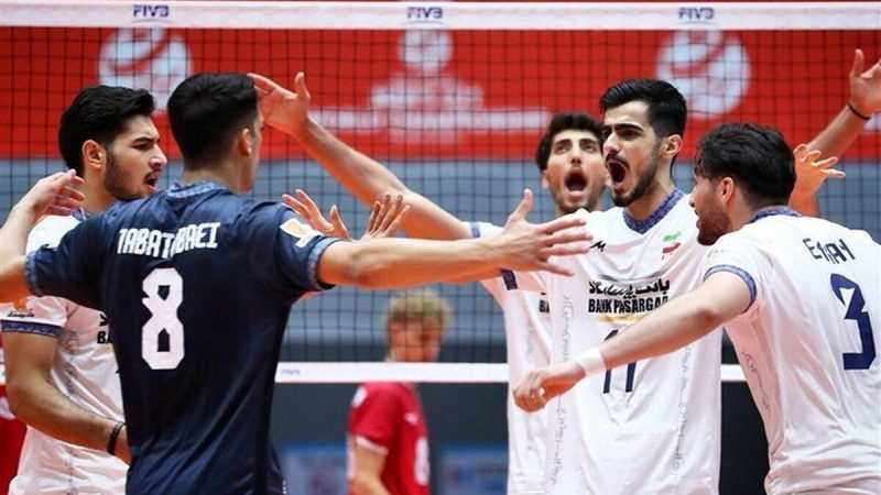 والیبال ایران مقتدرانه به نیمه‌نهایی رسید