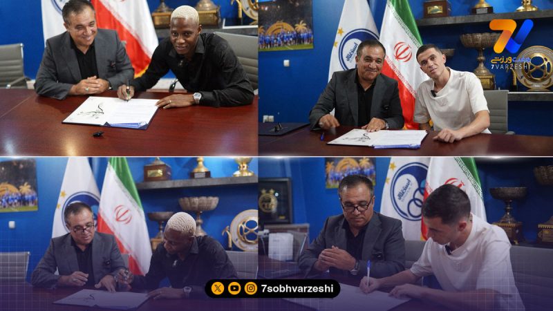 رونمایی سفارشی استقلال از موسی جنپو و یاسر آسانی به افتخار تاجرنیا!