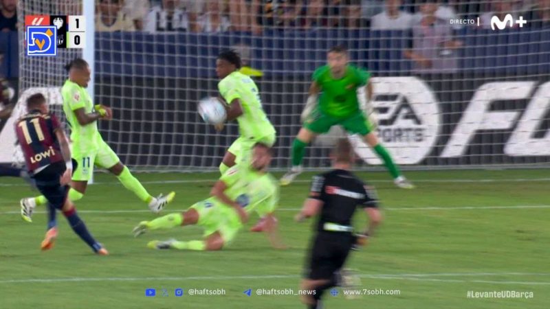 زیان بارسلونا از داوری لالیگا؛ پنالتی لوانته اشتباه بود