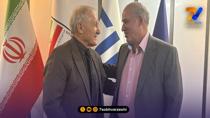 دیدار اسطوره پرسپولیس با مهدی تاج