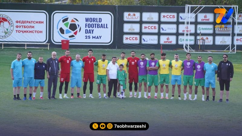 تمرین عصرانه تیم ملی با حضور میهمانان ویژه