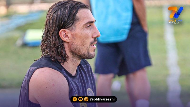 مهاجم خارجی سپاهان در تمرین این تیم آفتابی شد