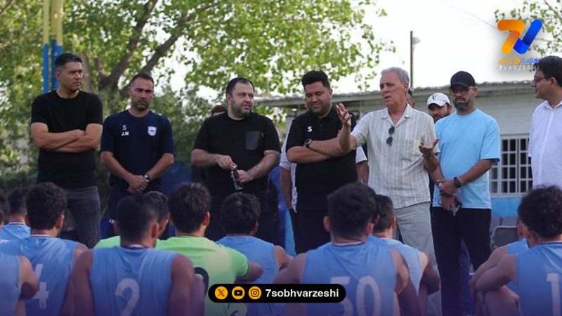 حمید علیدوستی به تمرین چادرملو رفت