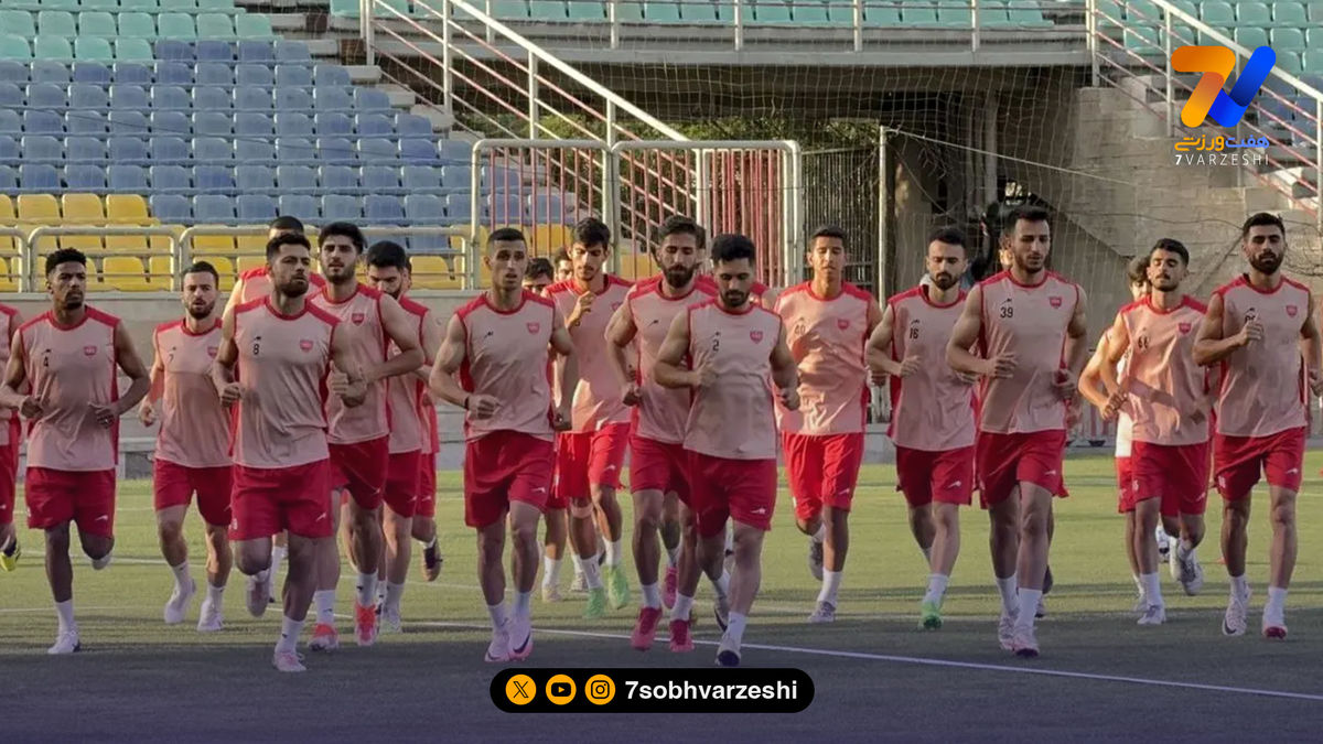 تمرین پرسپولیس با غیبت ۸ ملی‌پوش