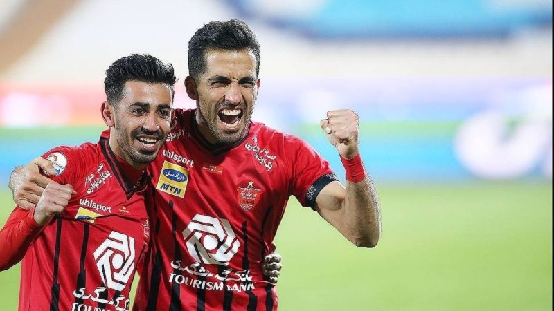 پاس گل سوم پهلوان سرخ مقابل استقلال