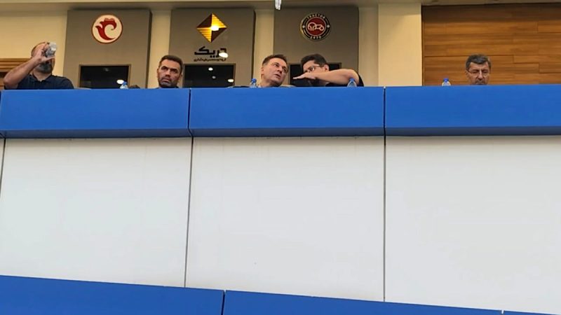 صحبت های افاضلی مربی تیم ملی با مدیرعامل تراکتور