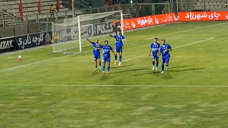 خوشحالی استقلالی ها بعد از گل اسلامی