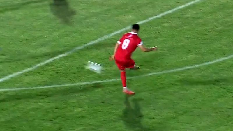 گل اول پرسپولیس به فجر توسط علی علیپور