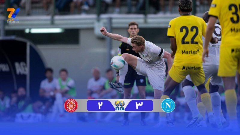 خلاصه بازی ناپولی ۳ – خیرونا ۲