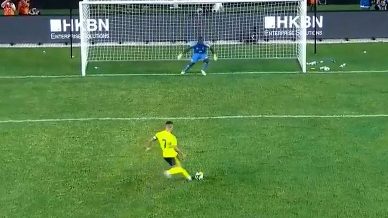 گل اول النصر به الاهلی توسط کریستیانو رونالدو
