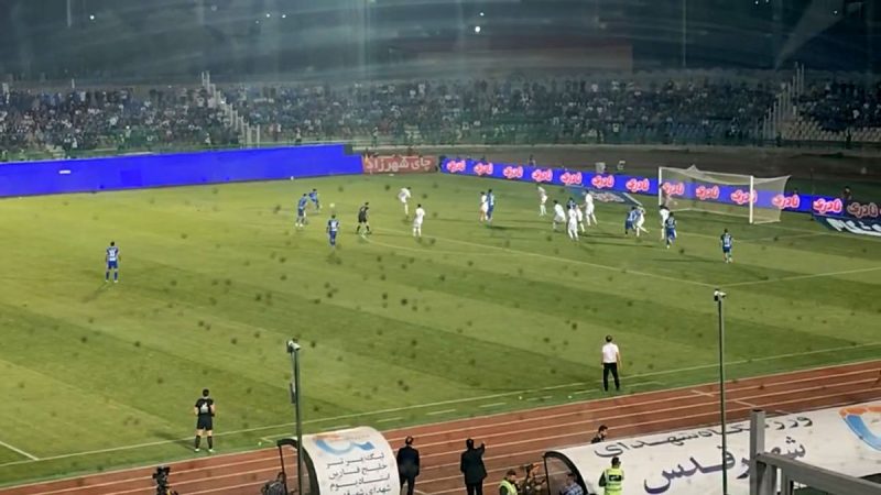 گل اول استقلال به ذوب آهن از زاویه دوربین هفت ورزشی