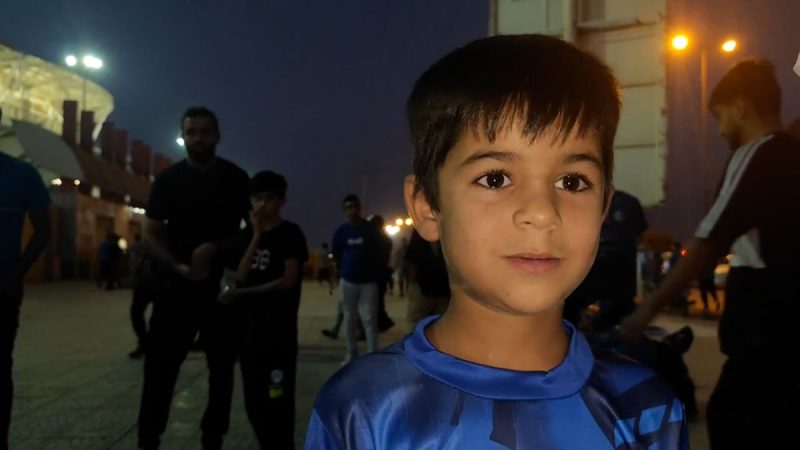 هوادار خردسال استقلال: هم رامین رضاییان را دوست دارم هم صالح حردانی