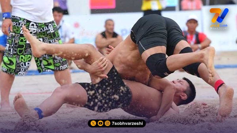 قهرمانی تیم کشتی ساحلی ایران در مسابقات جهانی