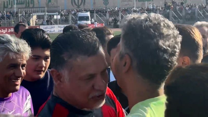 ورود عادل فردوسی‌پور و دیدار صمیمانه با علی دایی؛ آغاز گرم تیم رسانه ورزش