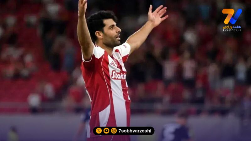 تبریک مهدی طارمی به کشتی گیران ایران