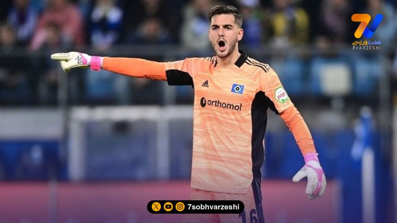 دروازه بان جدید تراکتور وارد تبریز شد