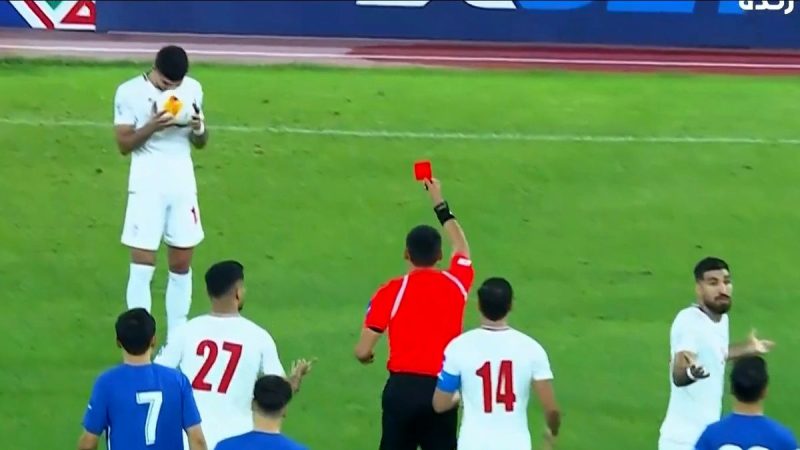 تاکتیک عجیب تیم ملی بعد از کارت قرمز