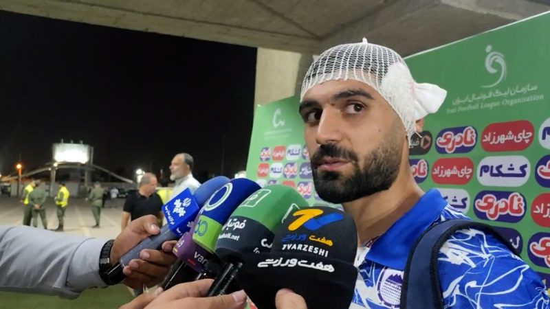 علی طاهران: مجبورم برای بخیه زدن به بیمارستان بروم