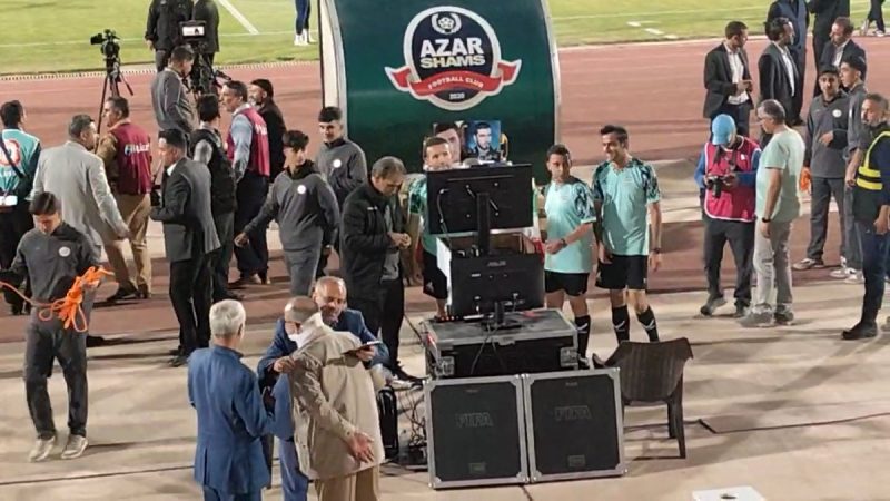 تست دستگاه VAR توسط وحید ناظمی