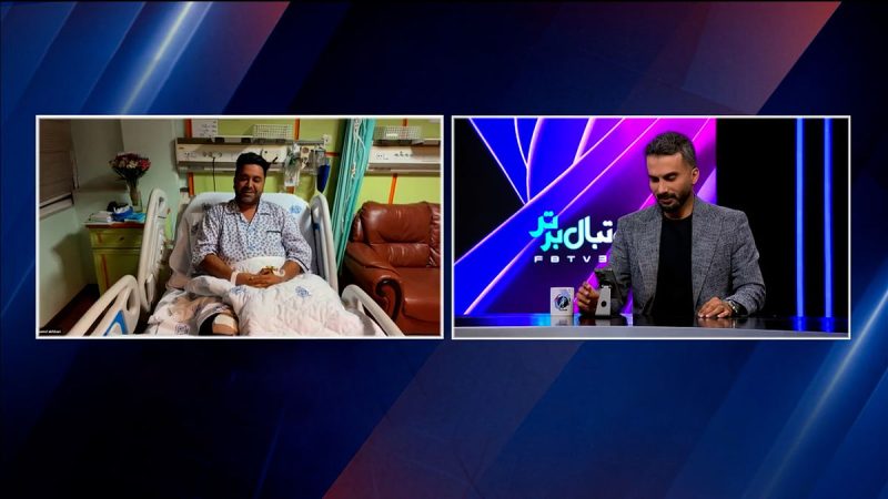 واکنش اخباری سرمربی چادرملو به مصدومیتش در برخورد با یکی از بازیکنان