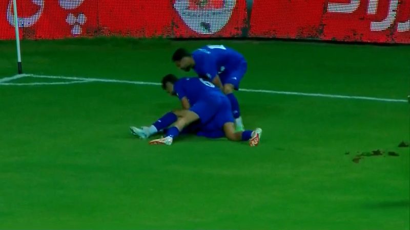 گل مردود استقلال خوزستان به استقلال توسط حجت احمدی