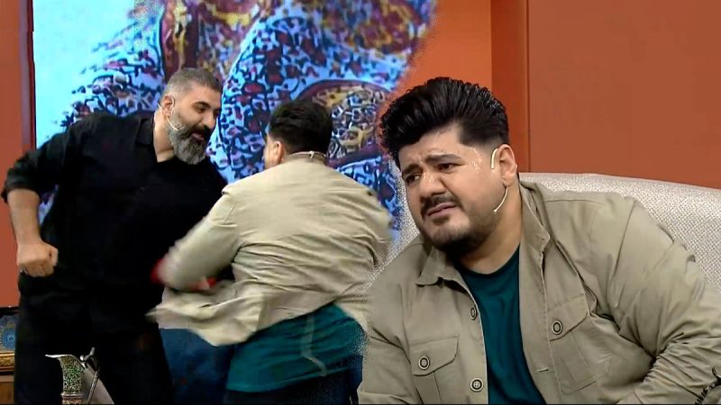 علیرضا استکی با یک مشت مجری تلویزیون را ناک اوت کرد
