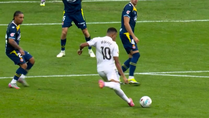 گل دوم رئال مادرید به اسپانیول توسط کیلیان امباپه