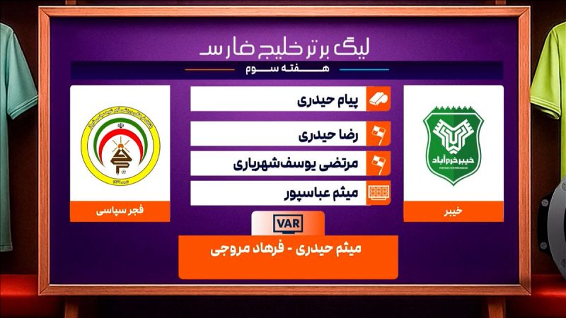 کارشناسی داوری دیدار خیبر – فجرسپاسی