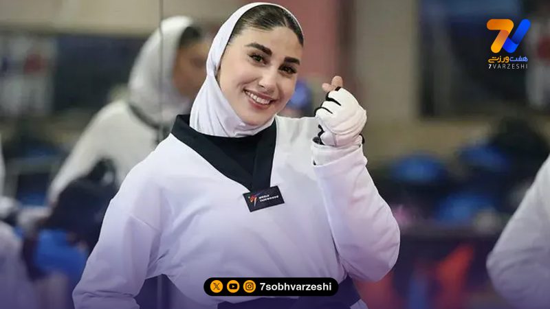 مبارزه ناهید کیانی مقابل حریف آمریکایی
