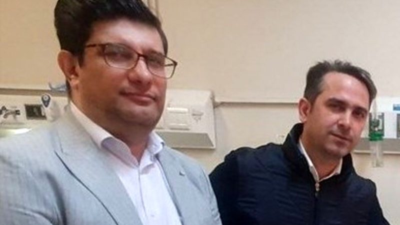 درگیری علی خطیر و فرشید سمیعی در فوتبال برتر؛ نکونام در نقش شاهد!