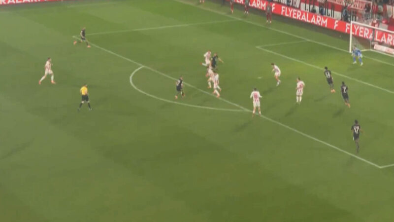 گل اول بایرن مونیخ به کلن (لوئیز دیاز)