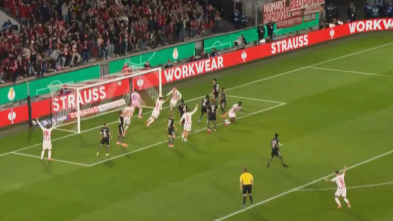 گل اول کلن به بایرن مونیخ (رگنار اچه)