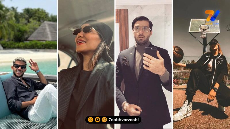 قاب ورزشی | فائزه، مهدی، الناز قاسمی و کریم انصاری‌فرد