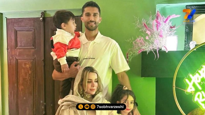 رونمایی از مانلی حسینی دختر حسین حسینی گلر استقلالی سپاهان