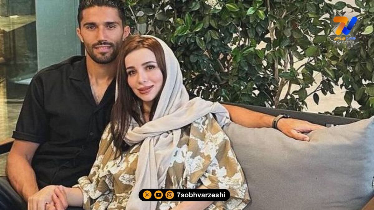 عکس عروسی حسین حسینی و همسرش پریا رخشنده