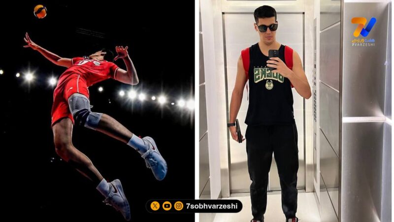 قاب ورزشی | صابر کاظمی پسر قدرتمند و قد بلند والیبال ایران