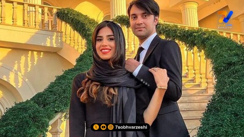 نگاه ورزشی | فاطمه عادلی فوتبالیست و همسرش مجتبی فدایی