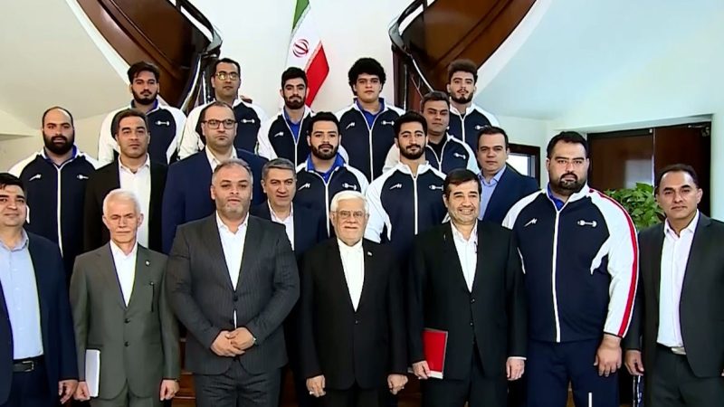 دیدار ملی‌پوشان وزنه‌برداری با معاون اول رئیس جمهور