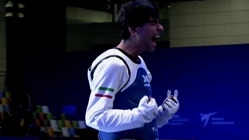 تاجگذاری زندی با کسب مدال طلای تکواندو