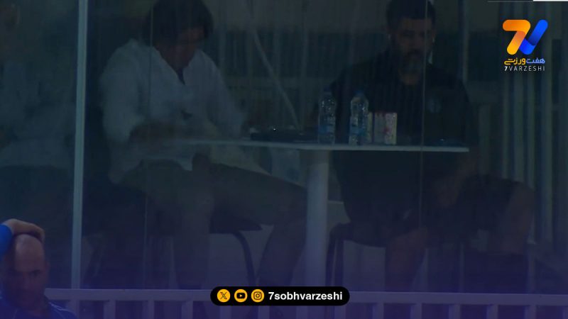 عصبانیت شدید ساپینتو بعد از گل اول چادرملو