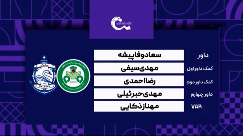 کارشناسی داوری دیدار ذوب آهن – ملوان