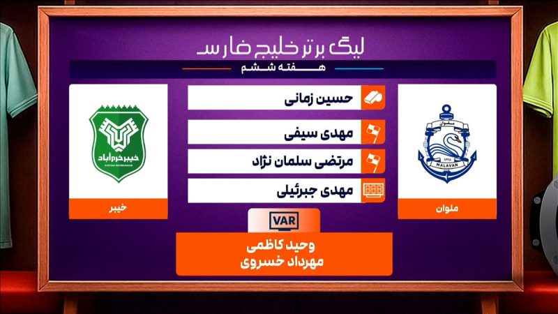کارشناسی داوری دیدار ملوان – خیبر
