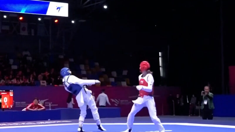 شکست و حذف مبینا نعمت‌زاده مقابل تکواندوکار ترکیه‌ای