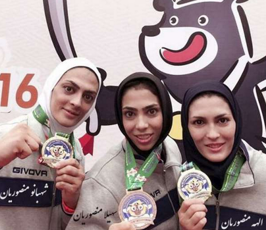 بیوگرافی شهربانو، الهه و سهیلا منصوریان