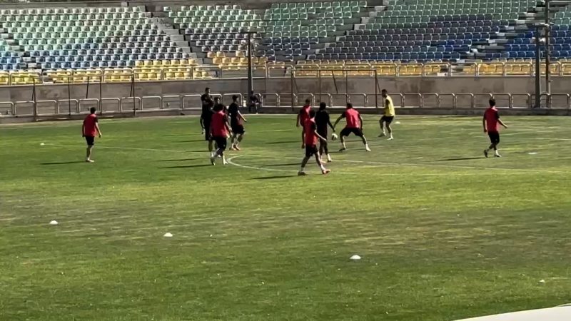 لحظاتی از تمرین پرسپولیس با نظارت وحید هاشمیان