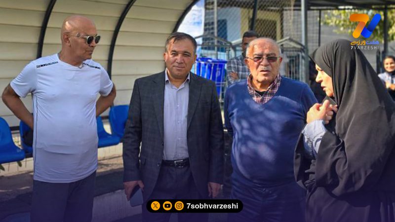 حضور تاجرنیا و حسن روشن در تمرین بانوان استقلال
