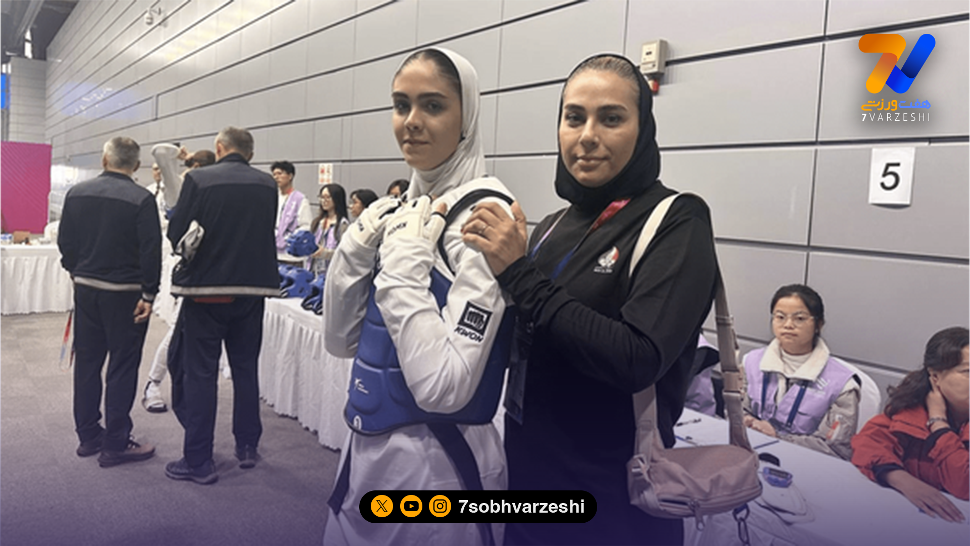 حذف نسترن ولیزاده و محمدصادق دهقانی در مسابقات جهانی تکواندو