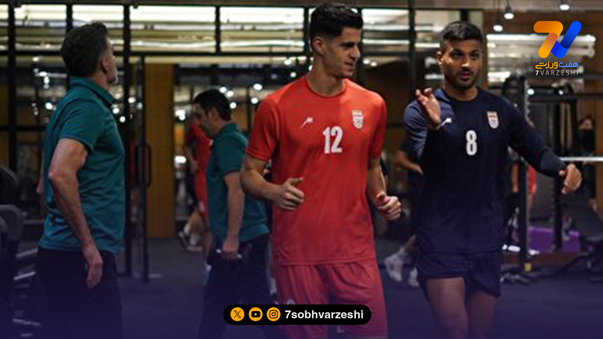 تمرین شاگردان قلعه نویی در دبی